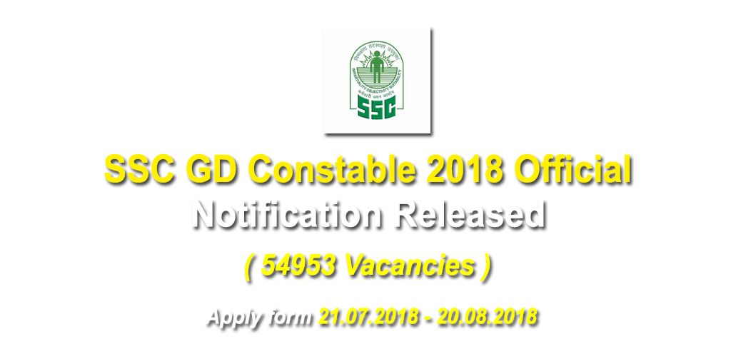 SSC GD constable notification