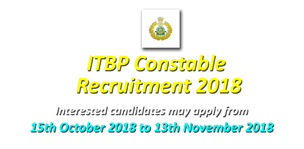 ITBP constable recruitment