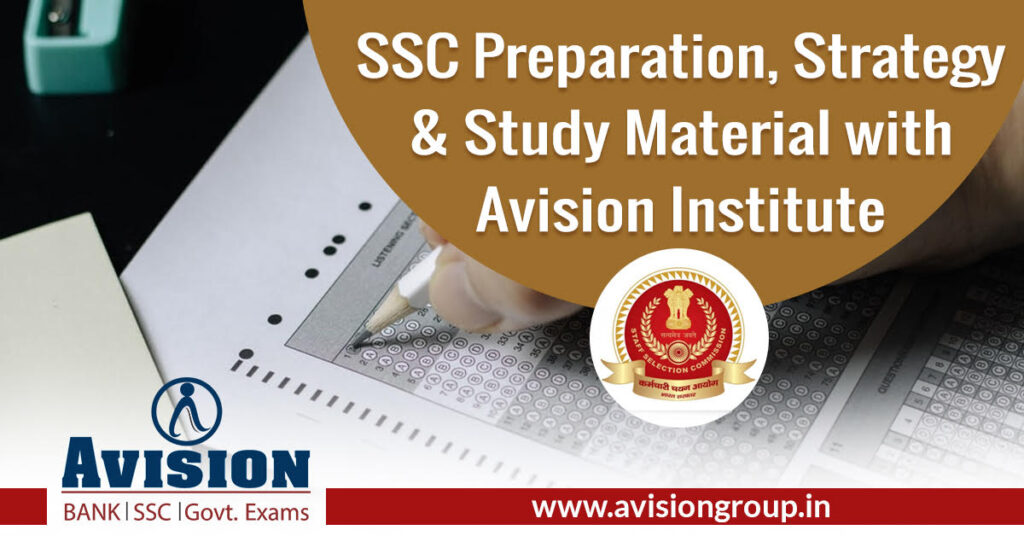 SSC Preparation, Strategy & Study Material with Avision Institute